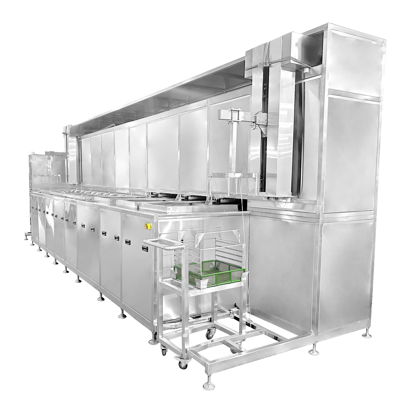 Ultrasonic Cleaning Machine Full Automatic Vacuum Washing PLC HMI Manipulator Robot Arm Device - Image 2