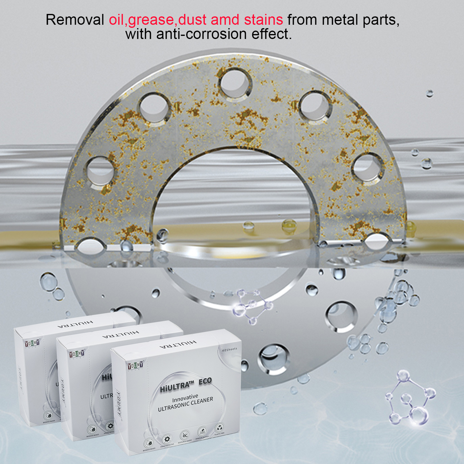 Industrial Cleaning Agent ECO Friendly Cleaning Powder Remove Oil Dust Solid Cleaning Slice - Image 2
