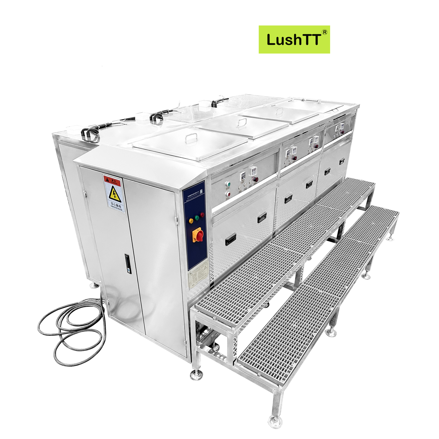 Ultrasonic Cleaning Machine Four Tanks 264L with Timer Heater Filtration Dryer - Image 2