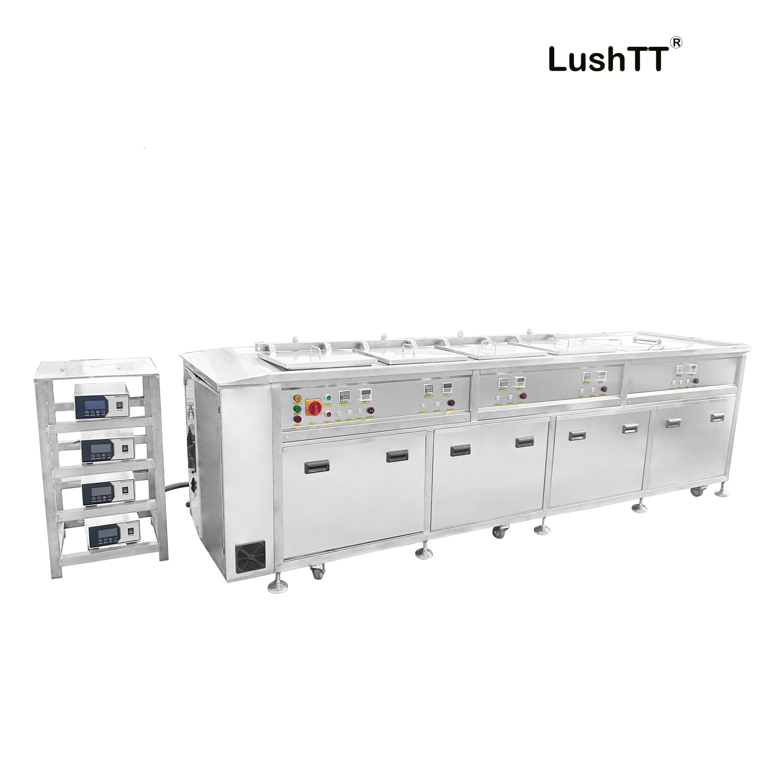 Ultrasonic Bath Five Tanks 192L Cleaning Machine Remove Grease Oil Debris Dust Residue - Image 3