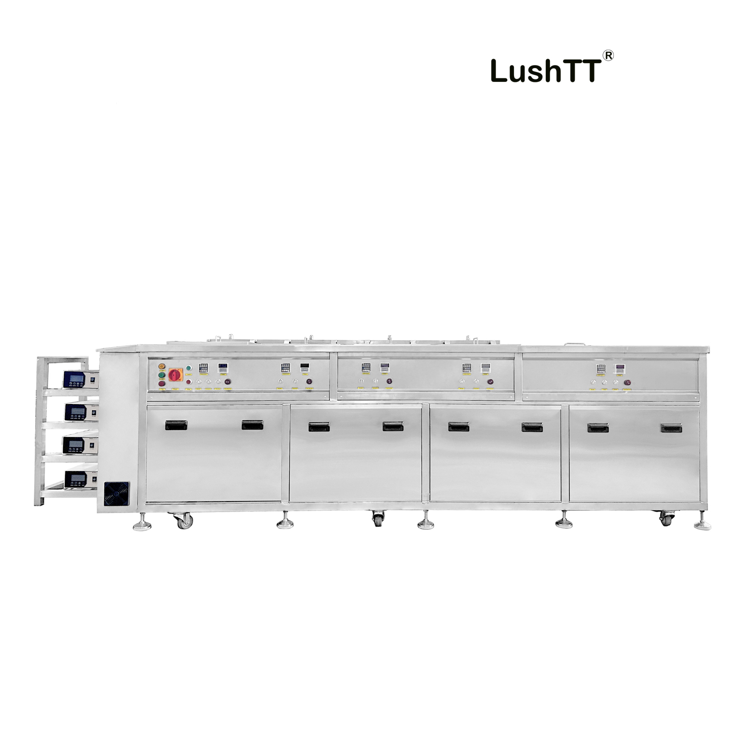 Ultrasonic Bath Five Tanks 192L Cleaning Machine Remove Grease Oil Debris Dust Residue - Image 2