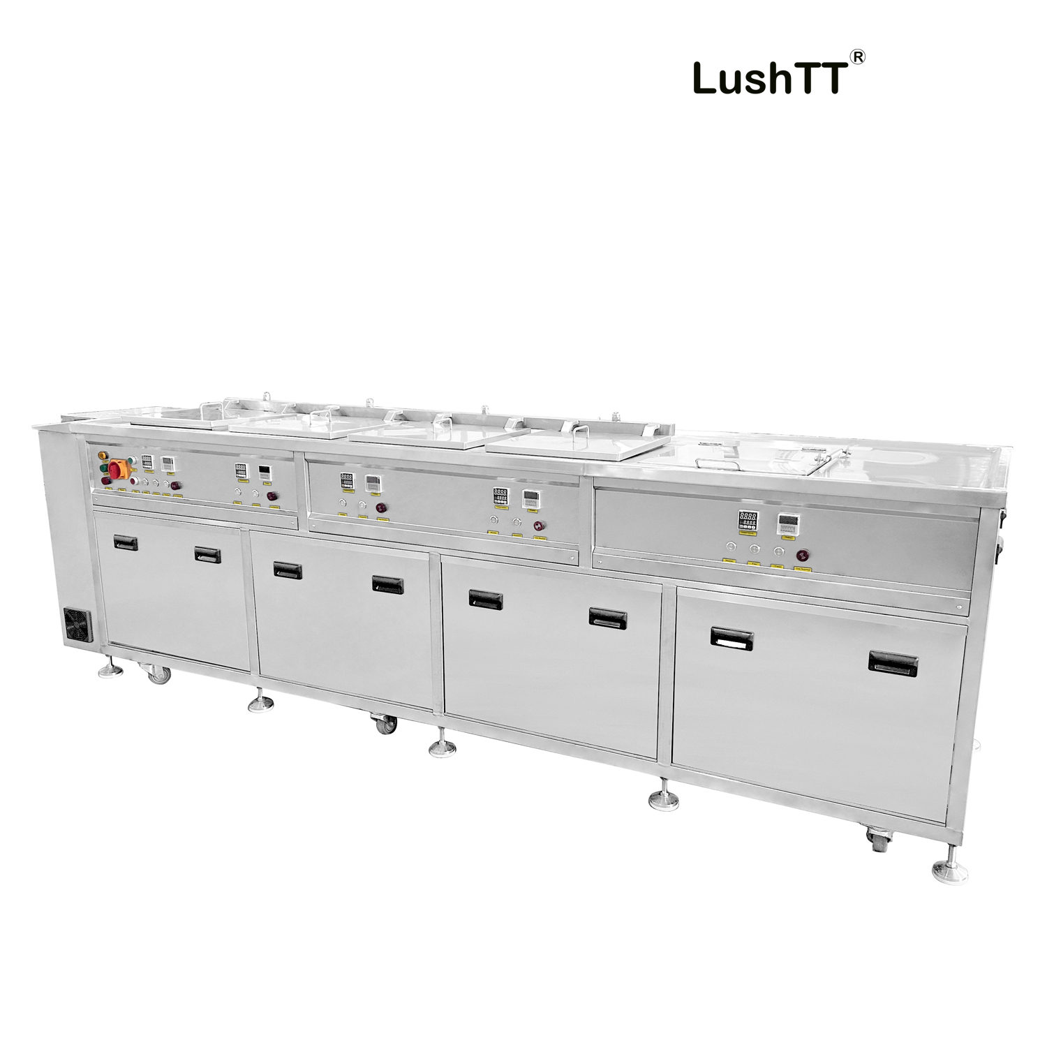 Ultrasonic Bath Five Tanks 192L Cleaning Machine Remove Grease Oil Debris Dust Residue - Image 4
