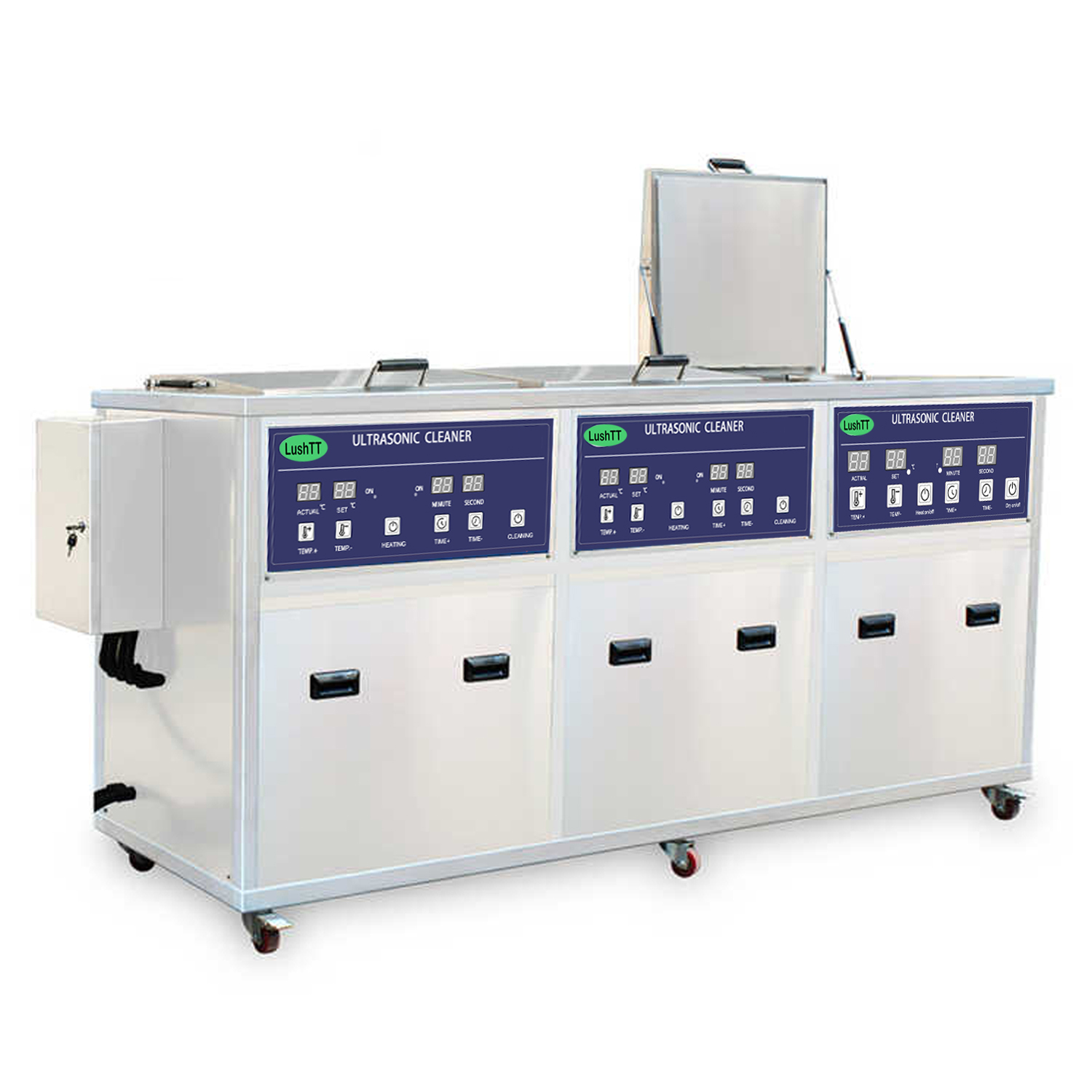 Workshop Parts Cleaner 192L with Three Tanks Motor Injector Washer - Image 2