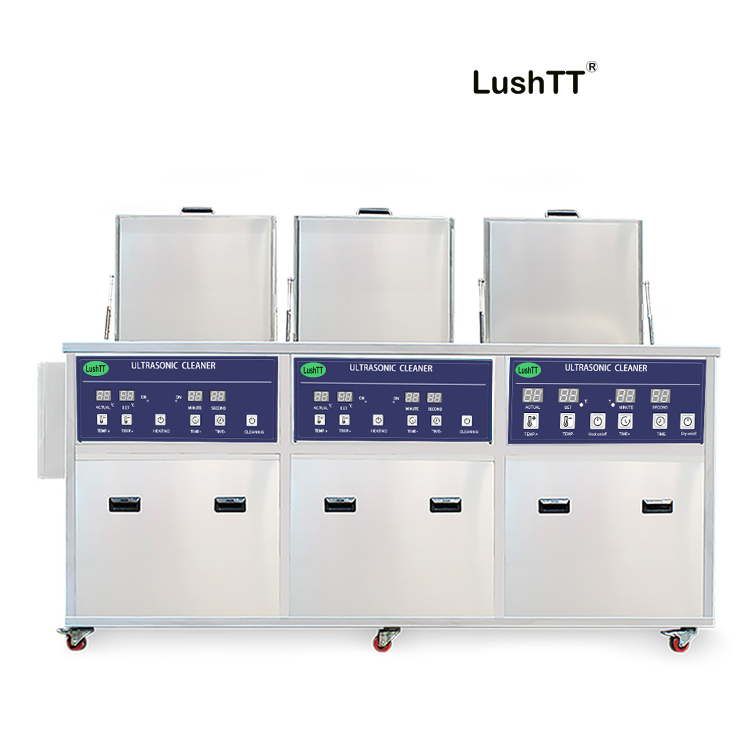 Workshop Parts Cleaner 192L with Three Tanks Motor Injector Washer - Image 3