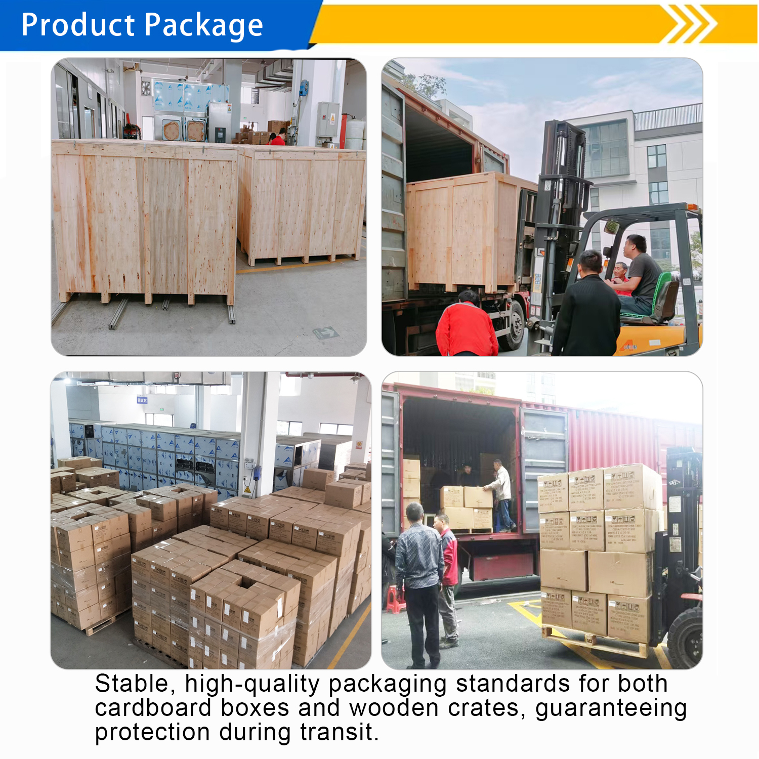 Ultrasonic cleaning equipment packing and warehouse handling