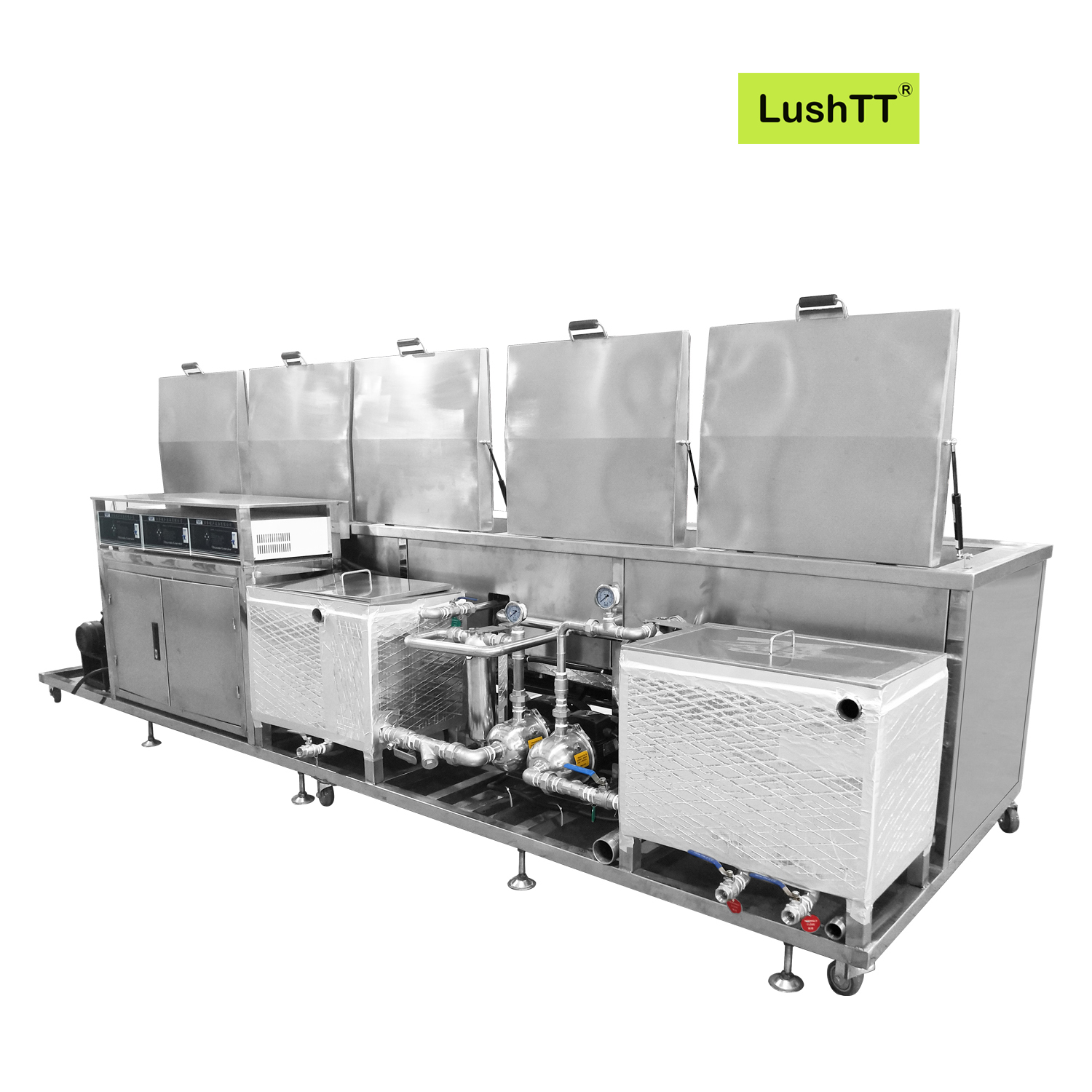 Industrial Ultrasonic Cleaner Five Groove 77L Rinse Filtration Dry System - Image 6