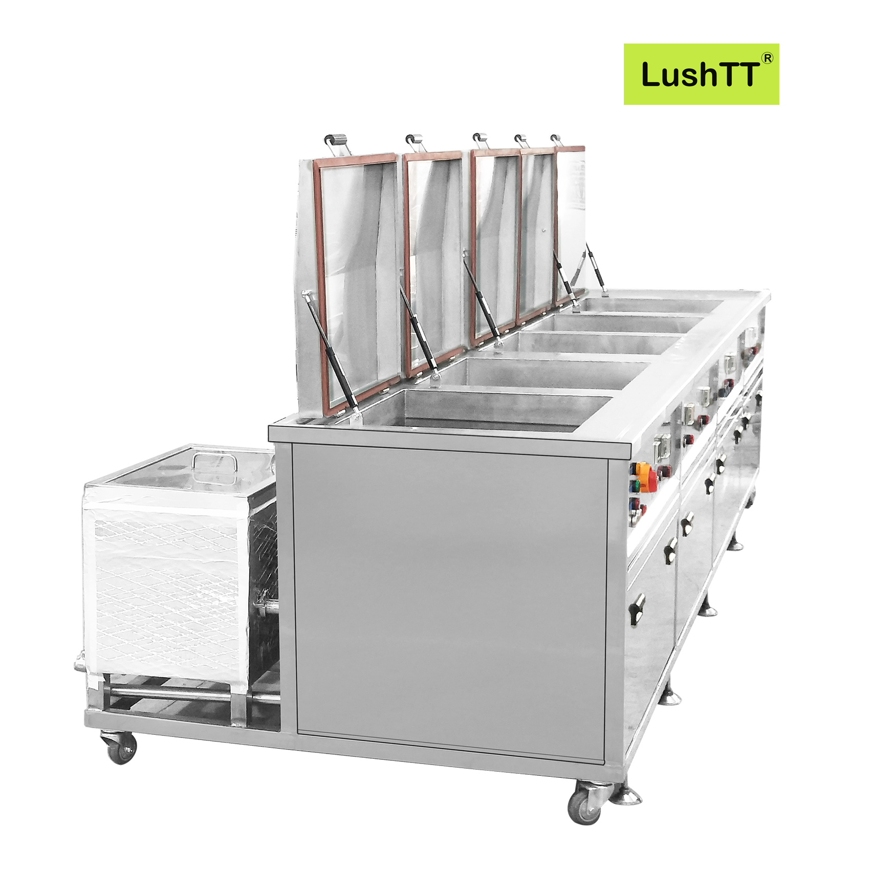 Industrial Ultrasonic Cleaner Five Groove 77L Rinse Filtration Dry System - Image 5