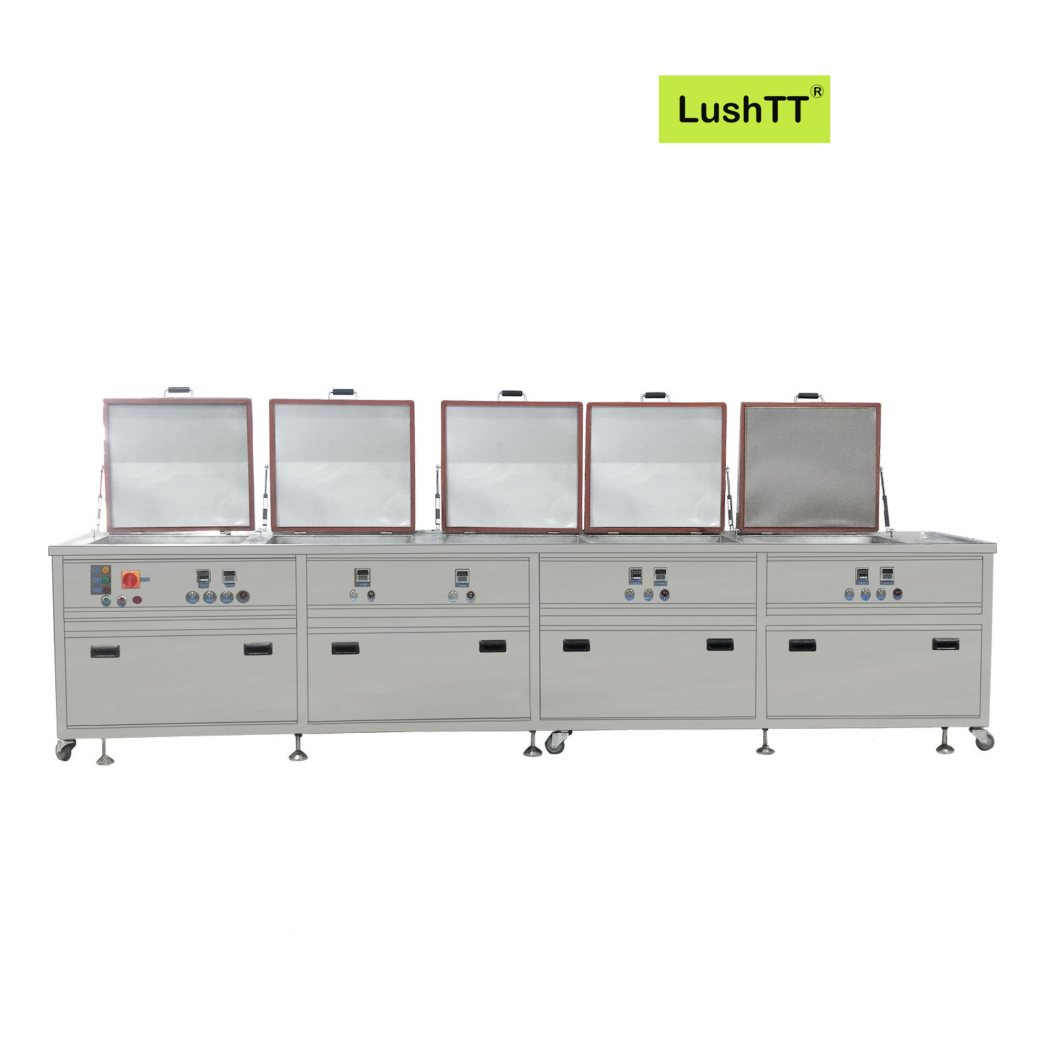 Industrial Ultrasonic Cleaner Five Groove 77L Rinse Filtration Dry System - Image 4