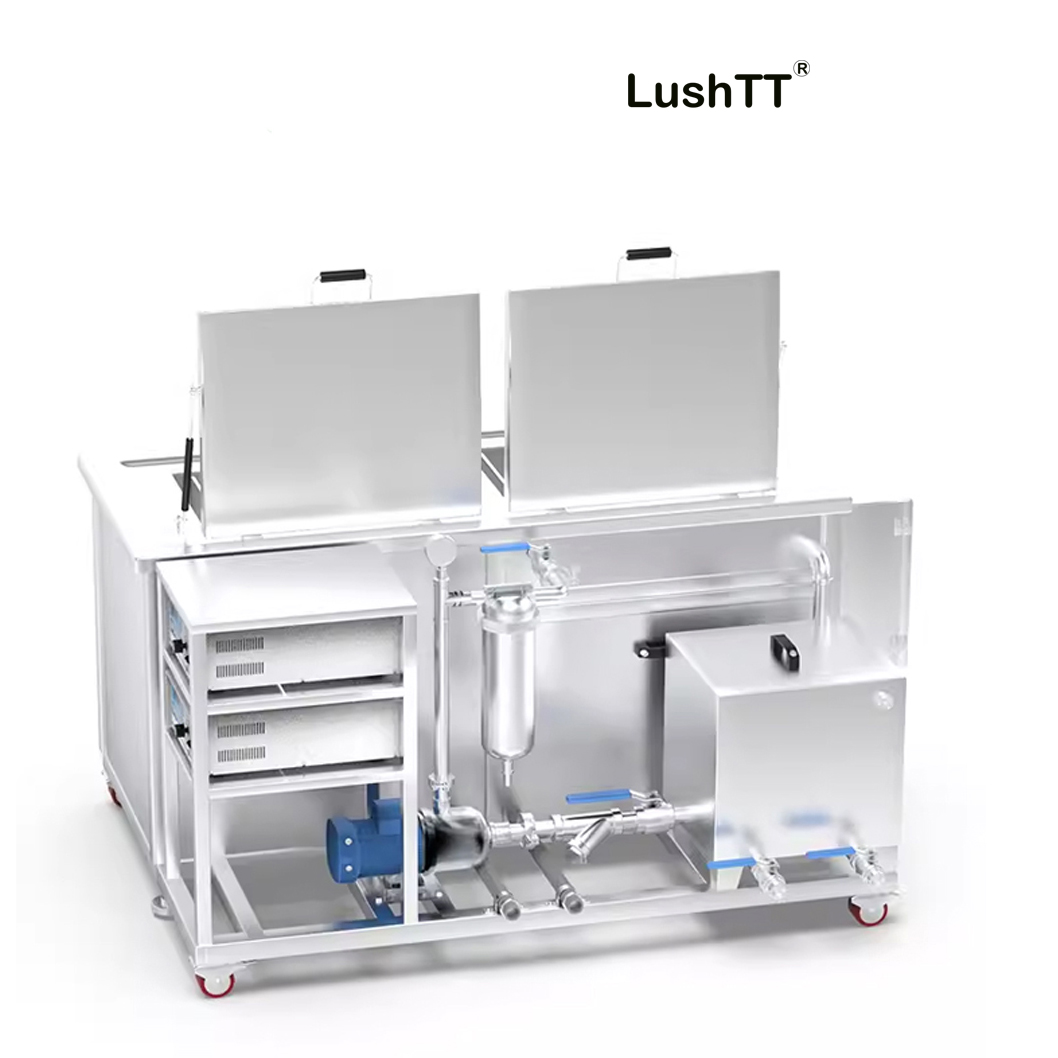 Industrial Ultrasonic Cleaner 108L Filter Dry System DPF Parts Engine Block Oil Degreasing - Image 5