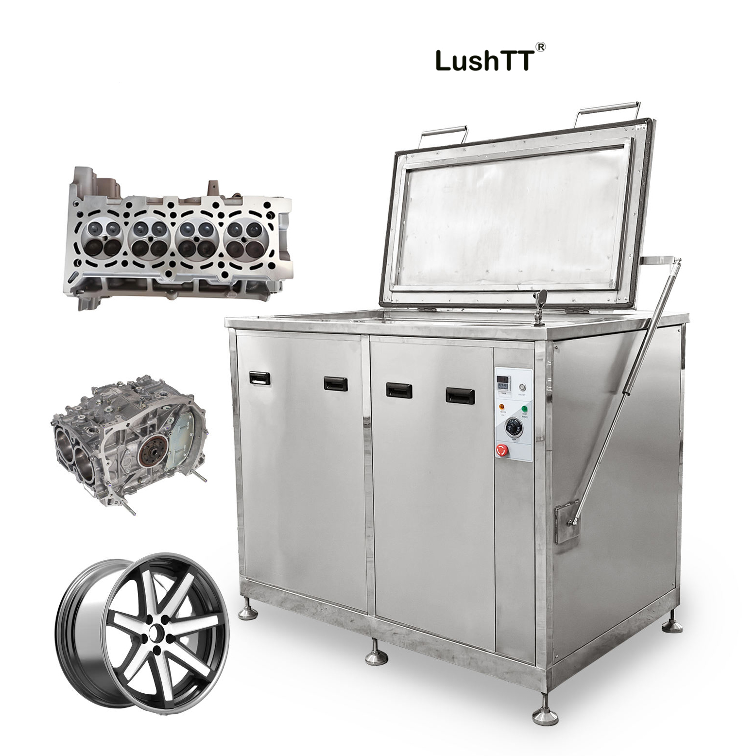 96L Industrial Ultrasonic Cleaner Motors Car Engines Cylinder Head Cleaning Machine - Image 4
