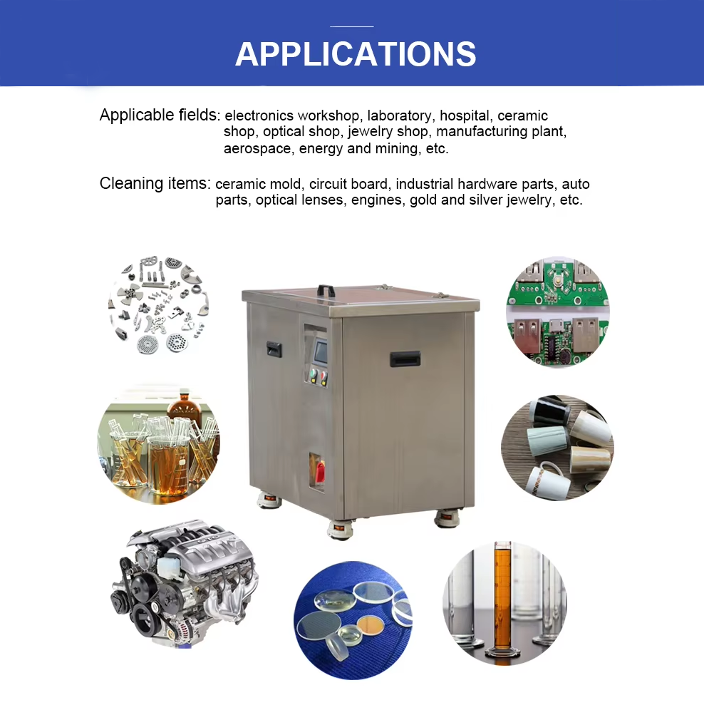 Industrial Ultrasonic Cleaner 38L Cleaning Machine Dual Frequency 28khz 40khz - Image 13
