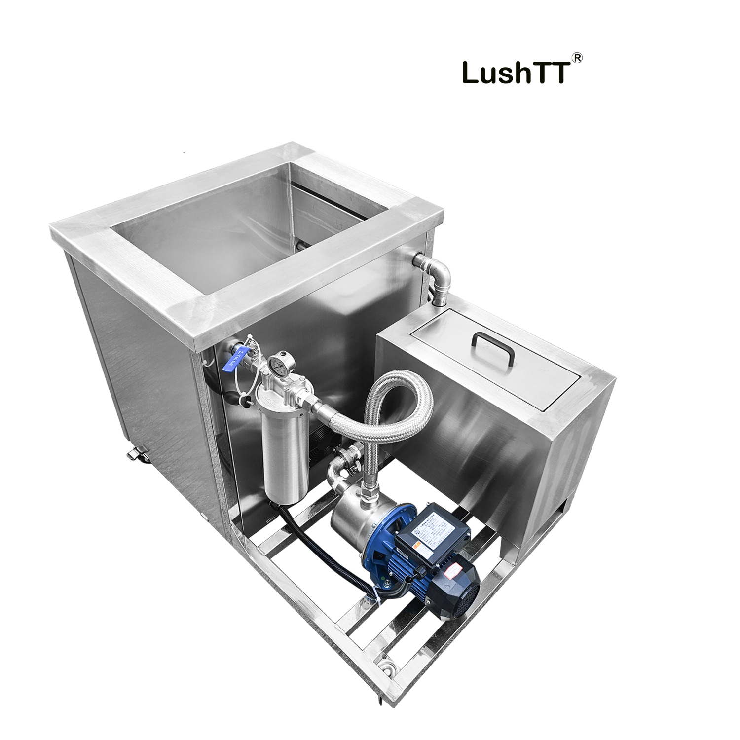 Parts Washer for Workshop 192L Ultrasonic Cleaner with Timer Heater Filter - Image 3