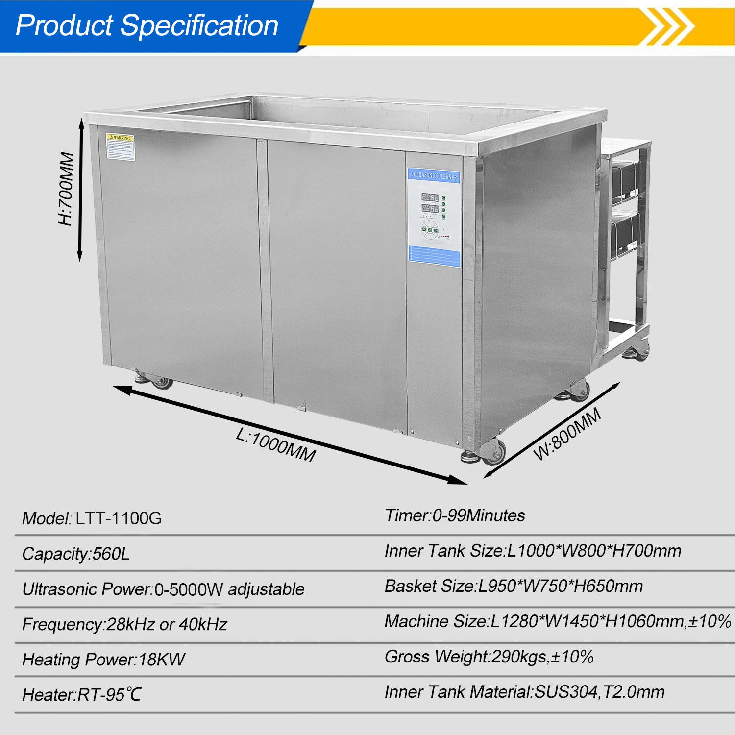 DPF Cleaning Machine 560L 5000W with Filtration Circulation System - Image 6