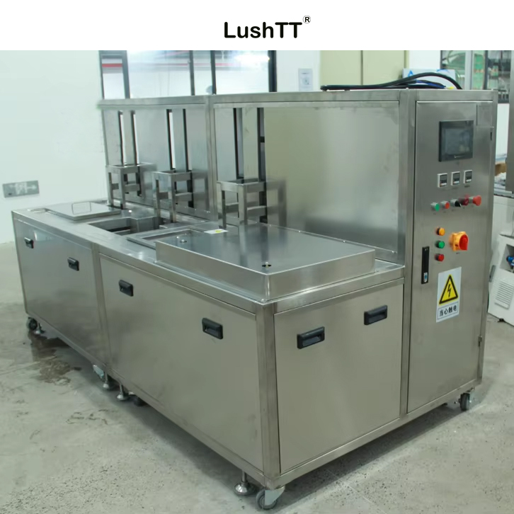 Industrial Ultrasonic Cleaner 33L Three Tanks Lifting Filtration Drying Machine - Image 3