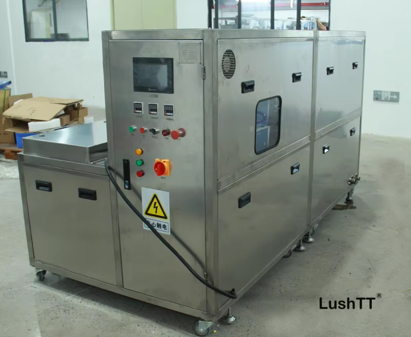 Industrial Ultrasonic Cleaner 33L Three Tanks Lifting Filtration Drying Machine - Image 4