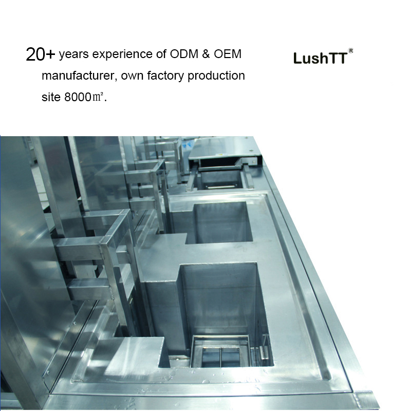 Ultrasonic Cleaning Machine 175L Three Baths with Rinsing Drying Lifting System - Image 4