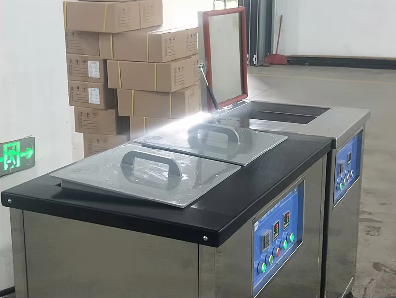 Two Tanks Acid and Alkali Resistant Ultrasonic Cleaning Rinsing Machine and Dryer - Image 6
