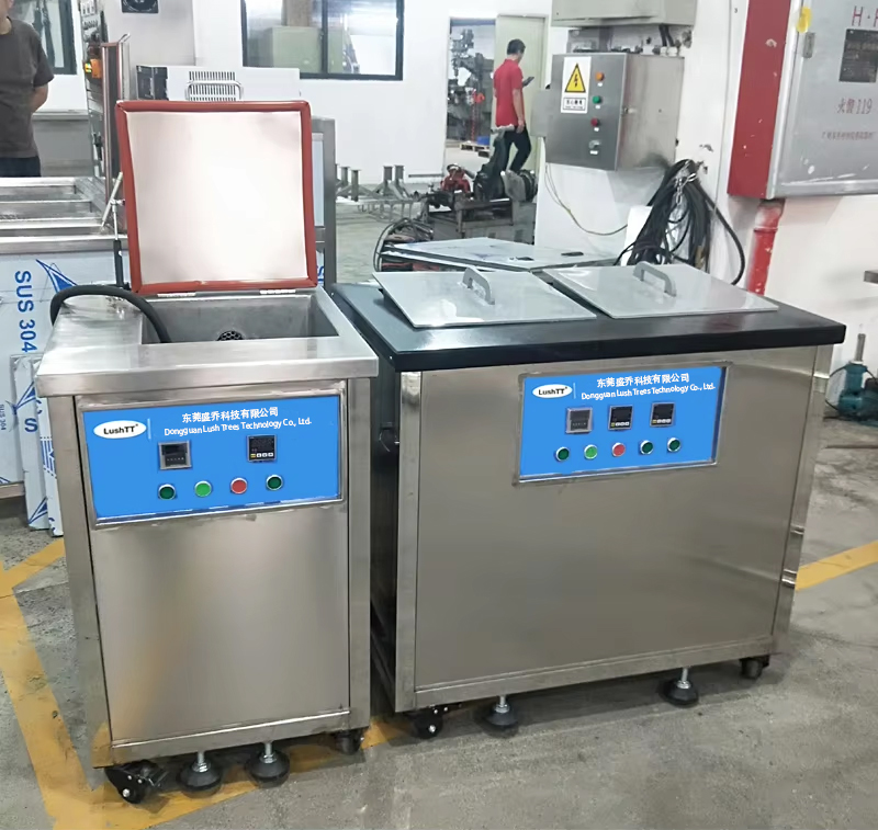 Two Tanks Acid and Alkali Resistant Ultrasonic Cleaning Rinsing Machine and Dryer - Image 4