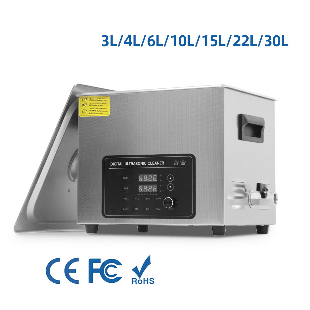 Ultrasonic Cleaner 6L Jewelry Cleaning Machine 40kHz 180W Stainless Steel Tank - Image 3