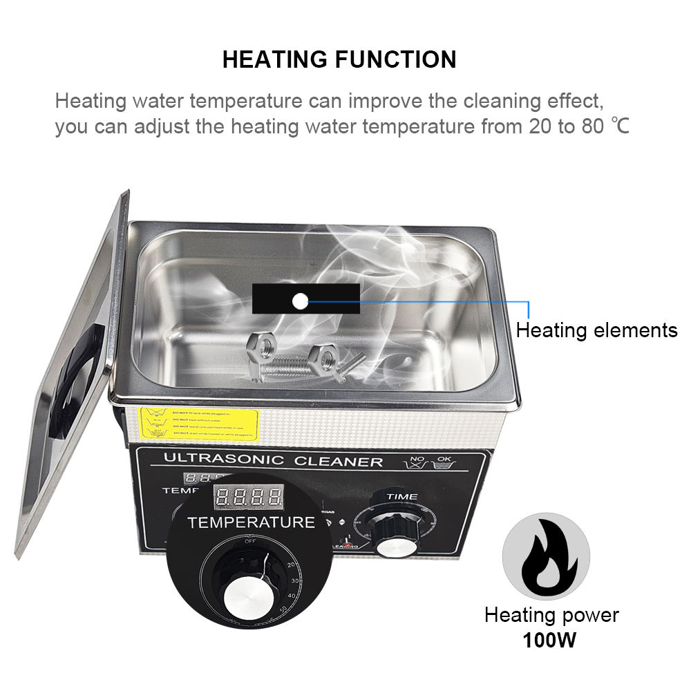 Ultrasonic Cleaner 3L 40khz Ceramics Glasses Jewelry Parts Washing Machine - Image 3