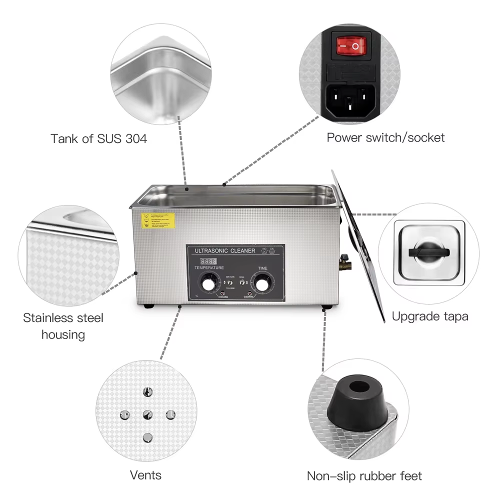 Mechanical Ultrasonic Washing Machine 22 Liters Circuit Board Ultrasonic Tank - Image 2