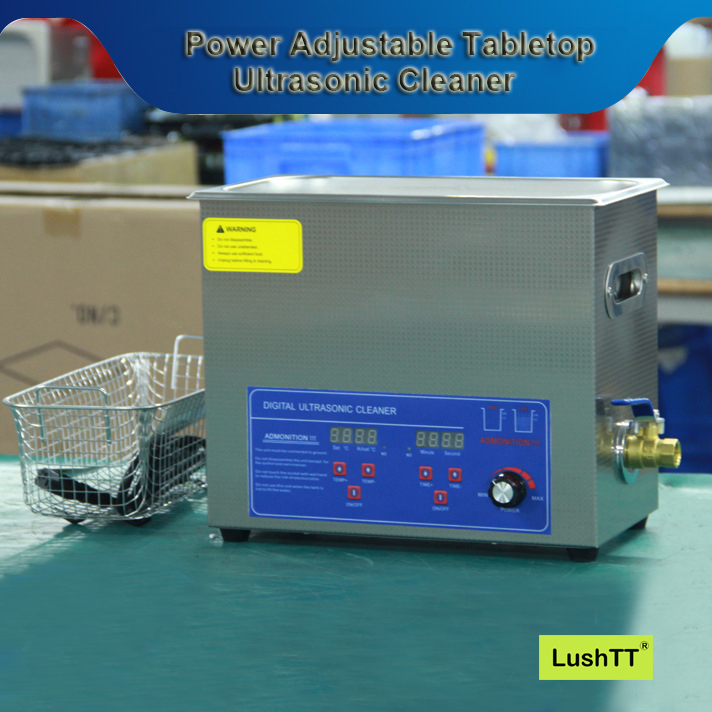 Power Adjustable Ultrasonic Cleaning Machine 6L 180W 40kHz Parts Washer - Image 5