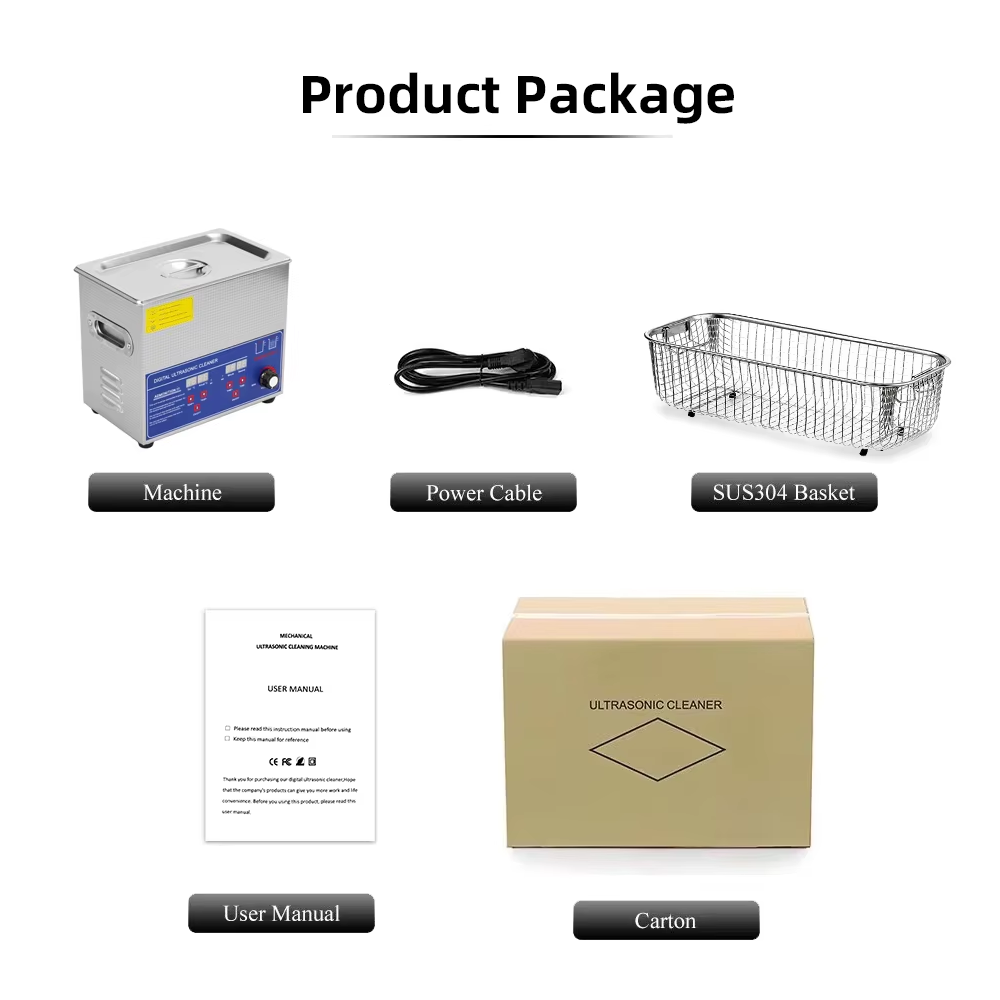 Stainless Steel Ultrasonic Cleaner 19L Power Adjustable for Tools Instruments Parts - Image 13
