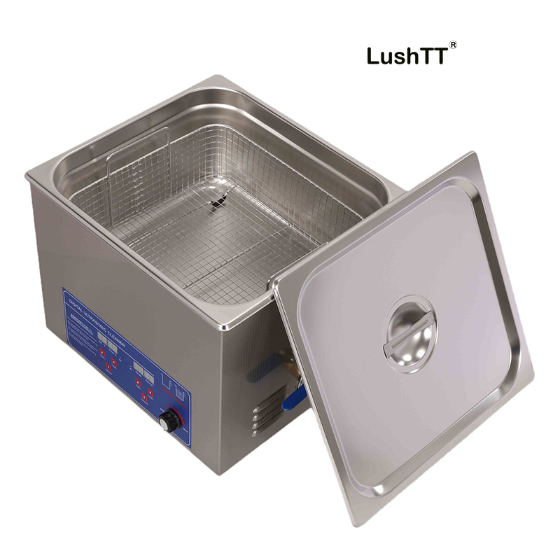 Stainless Steel Ultrasonic Cleaner 40kHz Ultrasonic Bath 15L Parts Washer - Image 6