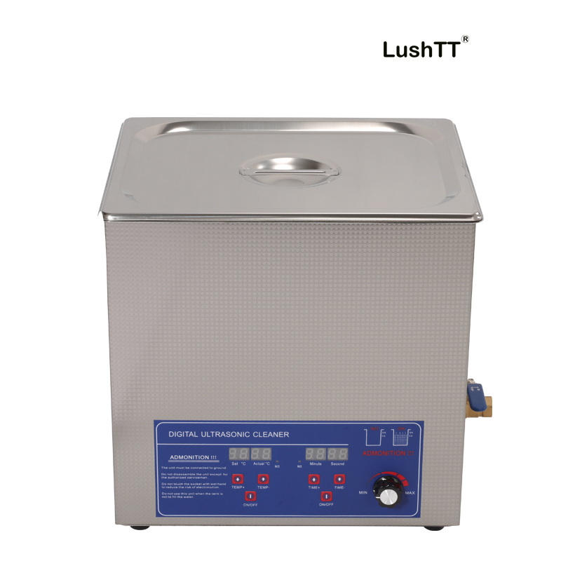Stainless Steel Ultrasonic Cleaner 40kHz Ultrasonic Bath 15L Parts Washer - Image 2