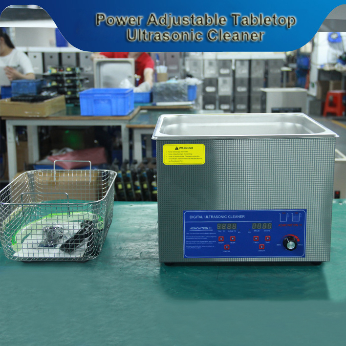 Stainless Steel Ultrasonic Cleaner 40kHz Ultrasonic Bath 15L Parts Washer - Image 7