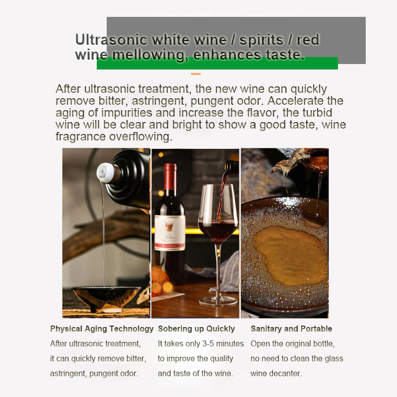 Ultrasonic Wine Spirits Sober Wakes Up the Wine Quickly Enhances Taste - Image 6