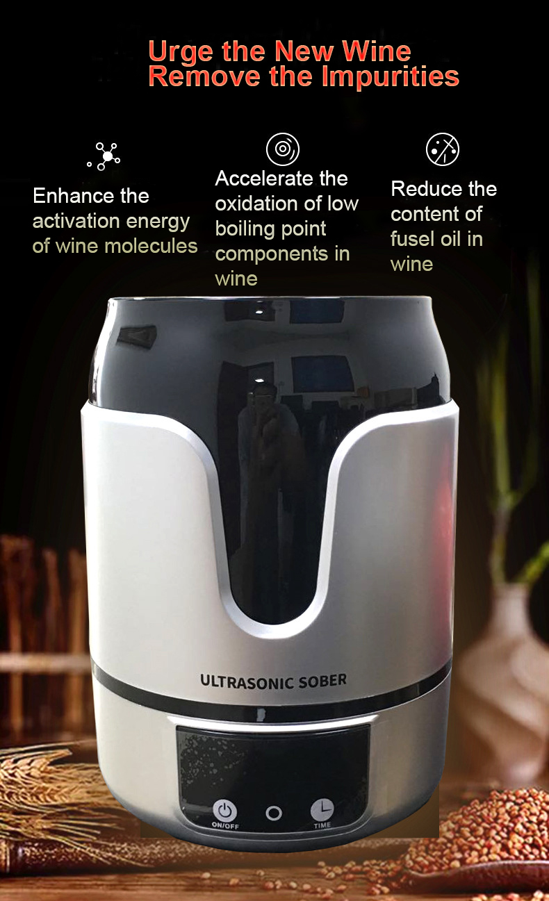 Ultrasonic Wine Spirits Sober Wakes Up the Wine Quickly Enhances Taste - Image 4
