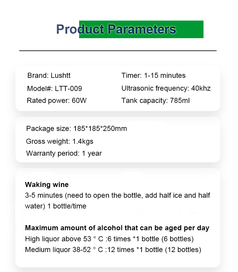 Ultrasonic Wine Spirits Sober Wakes Up the Wine Quickly Enhances Taste - Image 7