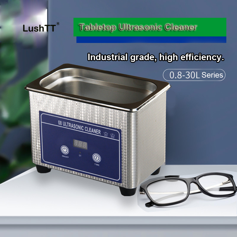 Digital Ultrasonic Cleaner Mini 800ml Jewelry Dental Glasses Watches Cleaning - Image 7