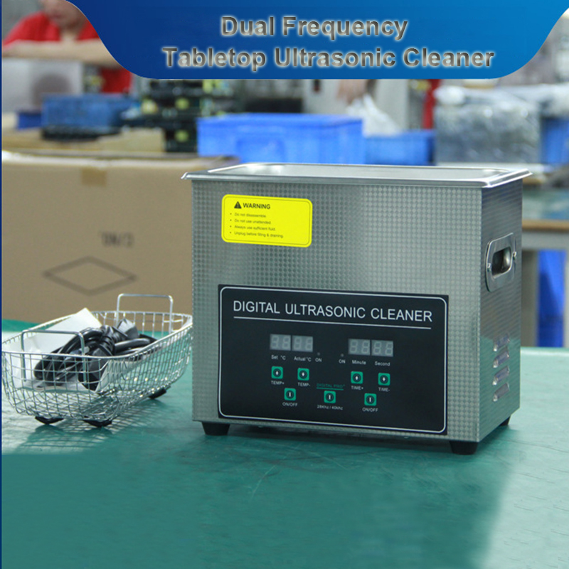 Stainless Steel 3L Ultrasonic Cleaner Dual Frequency Jewelry Glasses Parts Washer - Image 8