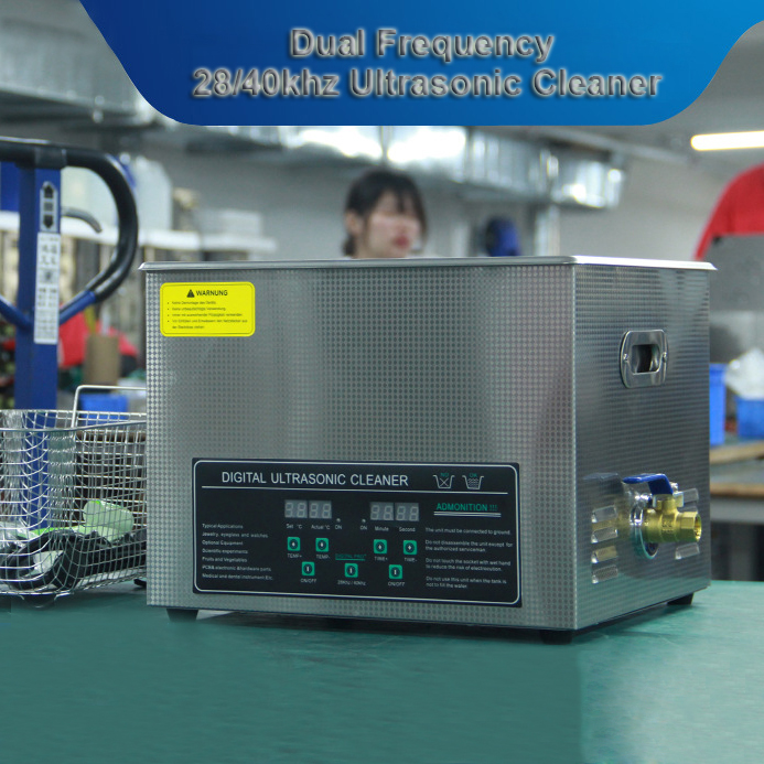Digital Ultrasonic Cleaner Dual Frequency Cleaning Machine 14L 28khz 40khz - Image 5