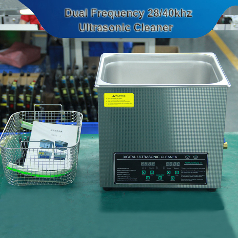 Stainless Steel Ultrasonic Cleaner 19L 28KHZ 40KHZ Dual Frequency Ultrasonic Bath - Image 6