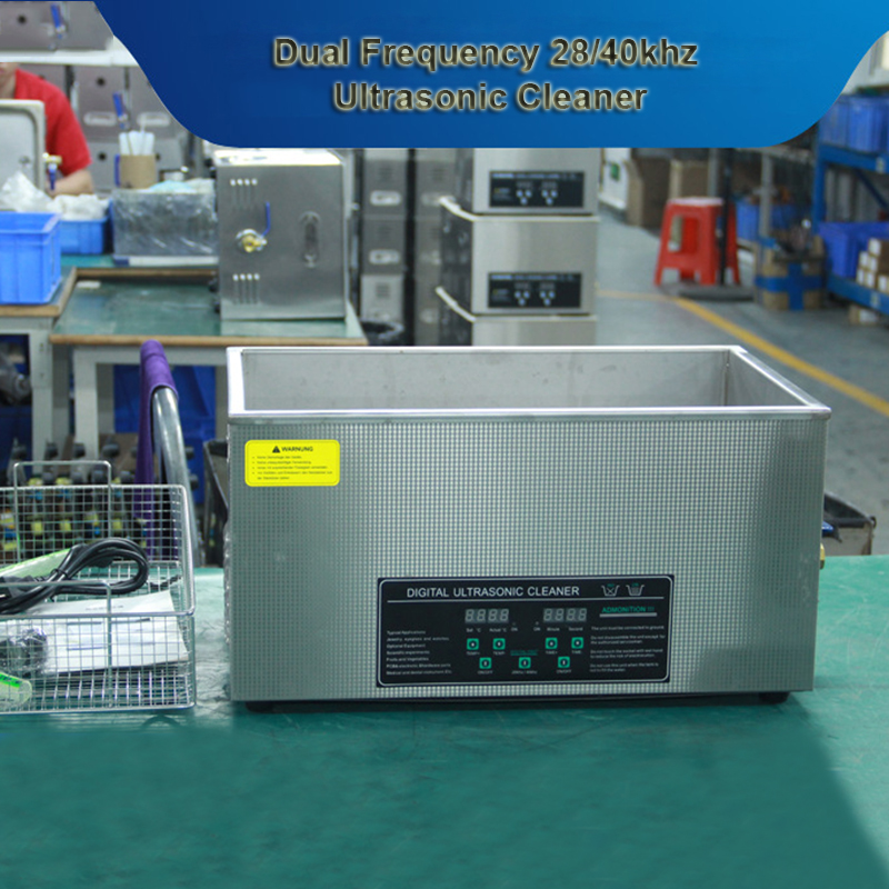 Digital Ultrasonic Cleaner 28khz 40Khz Dual Frequency 22L Cleaning Machine - Image 5