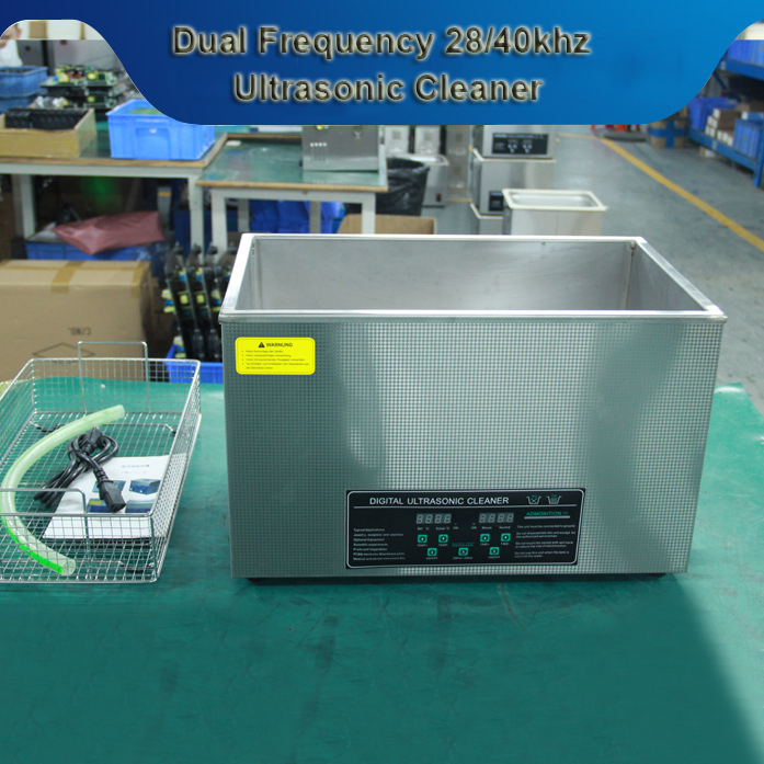 Parts Washer Ultrasonic Cleaning Machine 30L 28kHz 40kHz Dual Frequency - Image 4