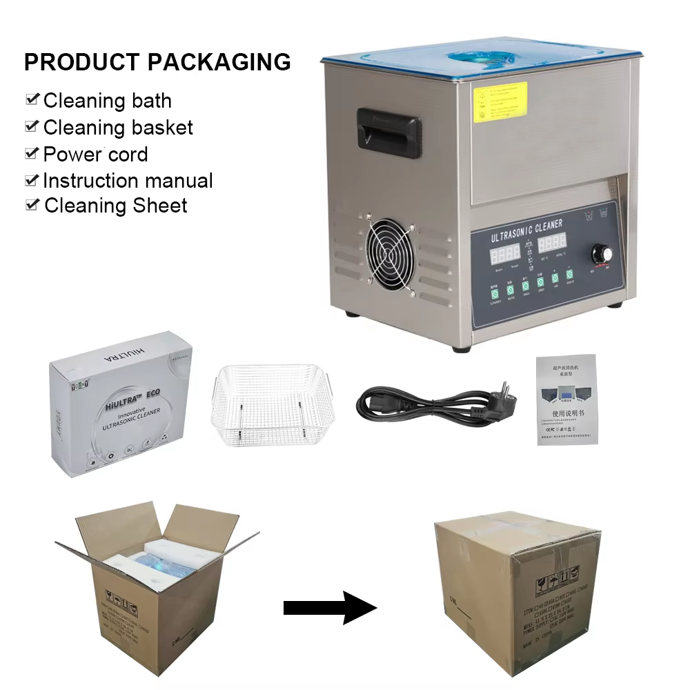 Ultrasonic Cleaning Machine Parts Washer 15L 360W Power Adjustable 40Khz - Image 6