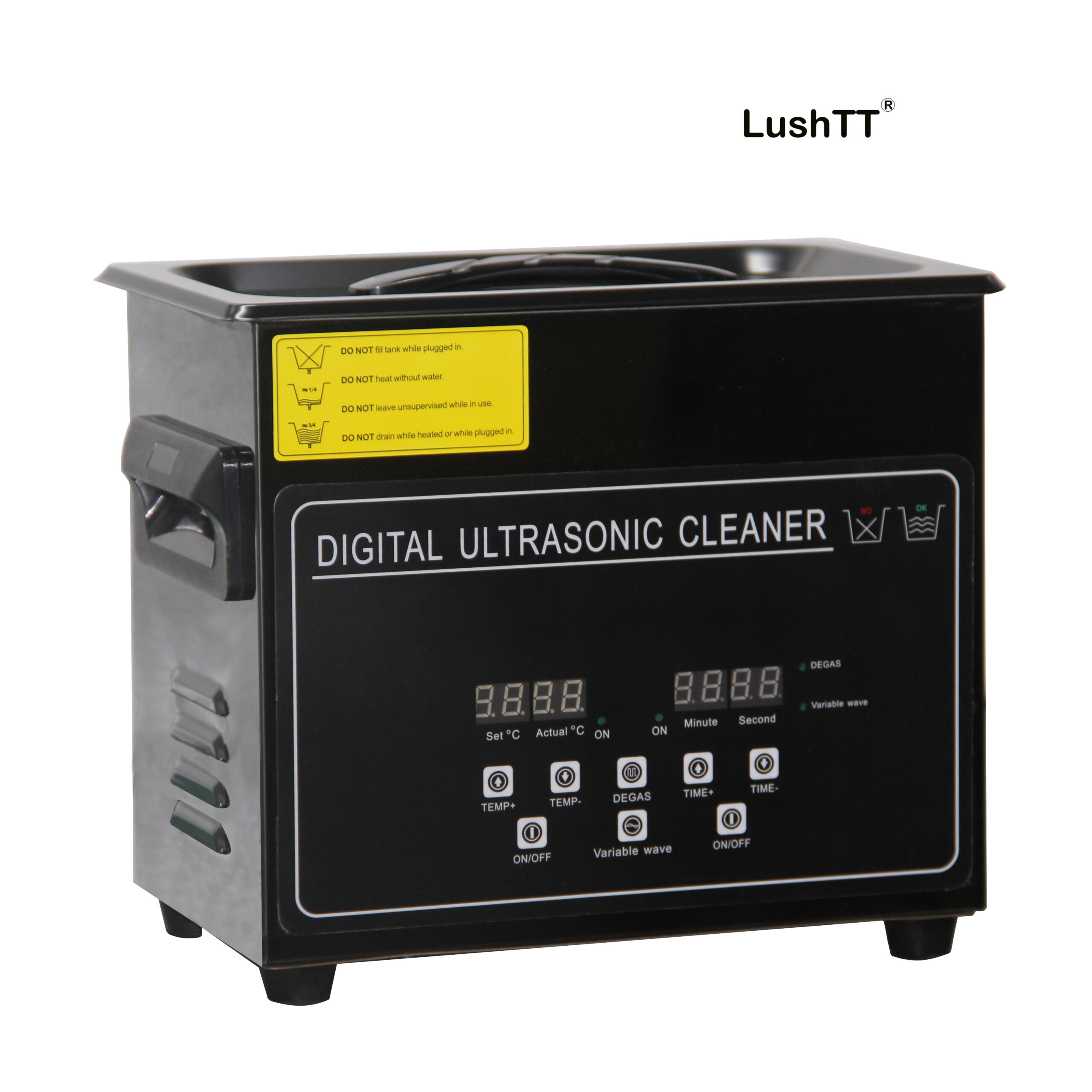 Ultrasonic Cleaner 3 Liters for Manicure Tools Thermometers Small Machine Parts - Image 2