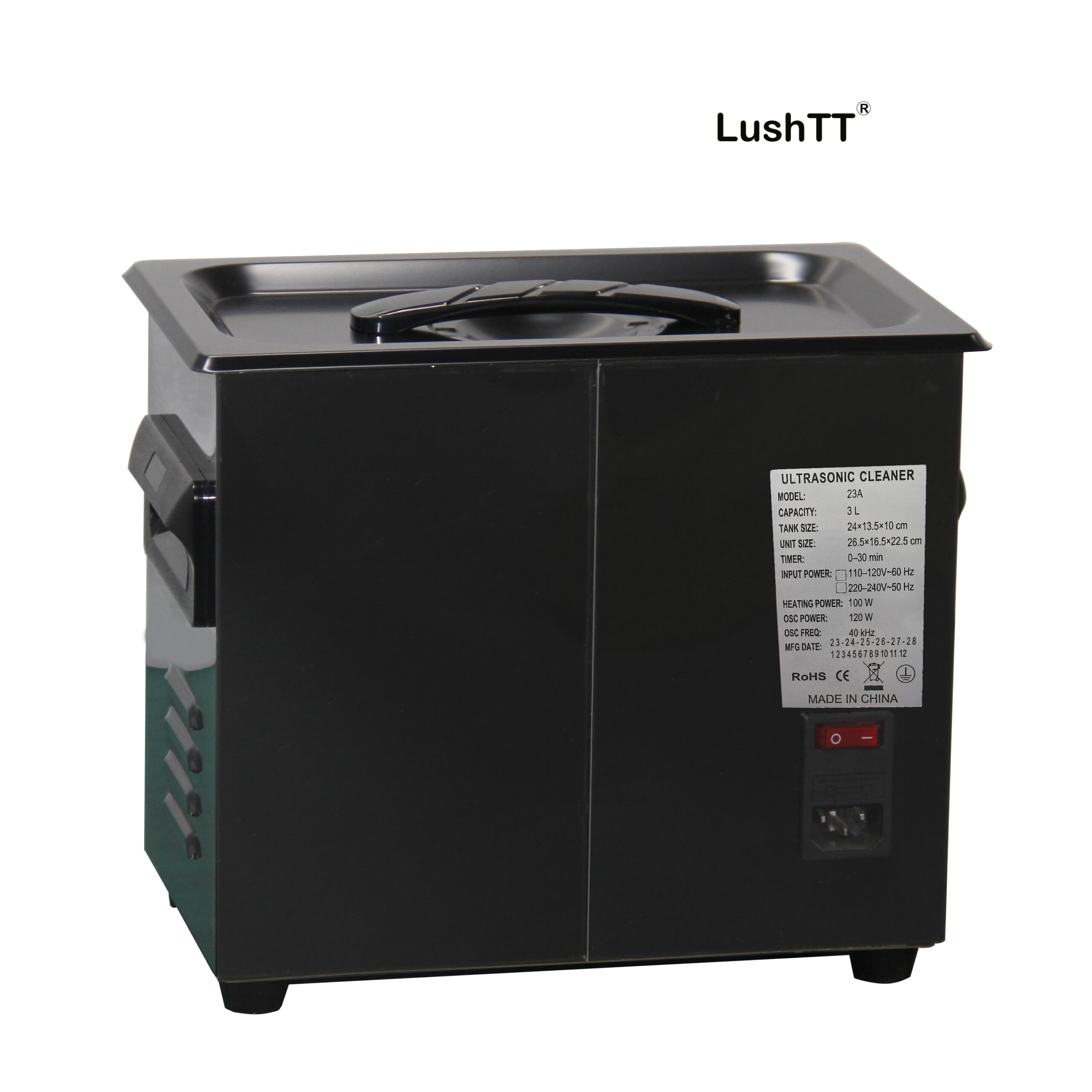 Ultrasonic Cleaner 3 Liters for Manicure Tools Thermometers Small Machine Parts - Image 5