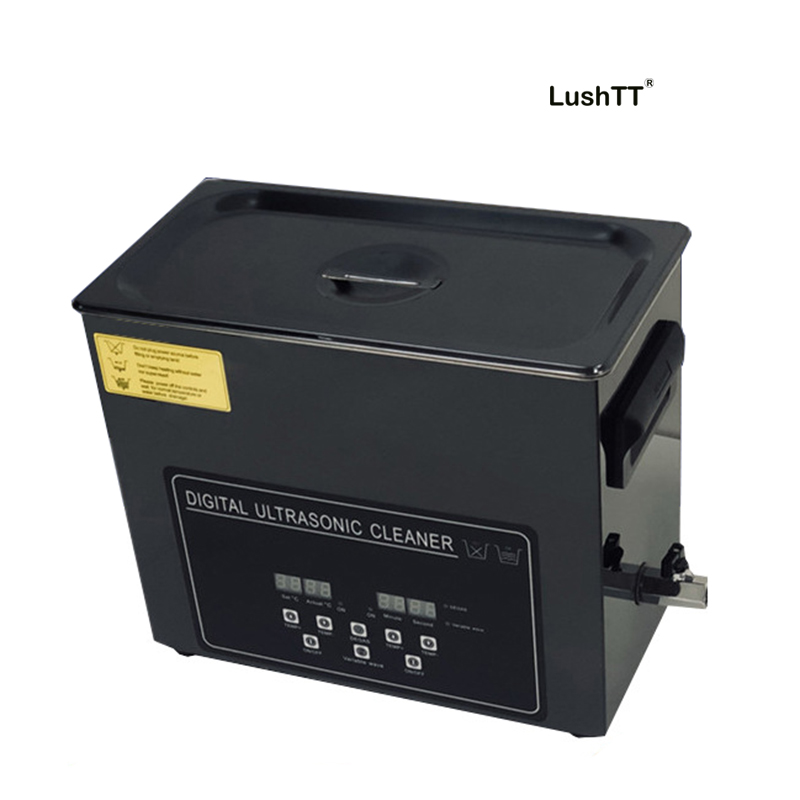 Digital Ultrasonic Cleaner 6L 40Khz Degas Variable Wave Black Titanium Shell - Image 5