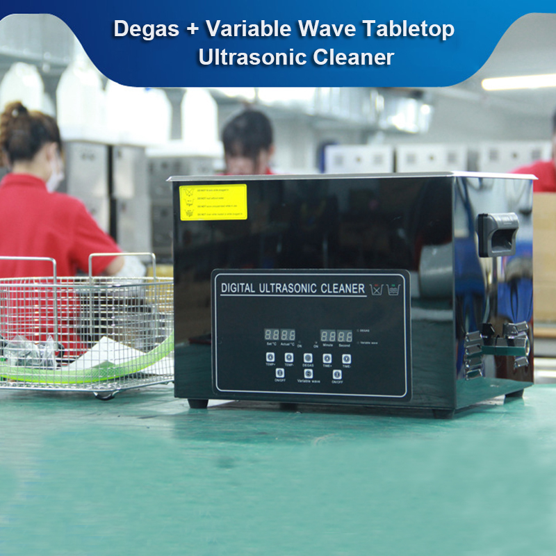 Digital Ultrasonic Cleaner 10L Black Titanium Shell Stainless Steel Bath - Image 7