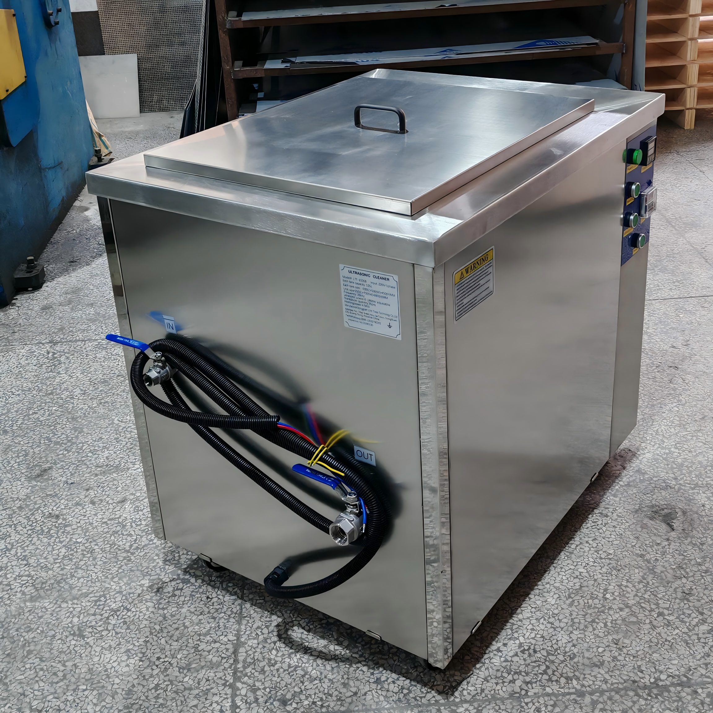 Ultrasonic Cleaners Industrial 135L with Timer Heater Stainless Steel Tank - Image 3