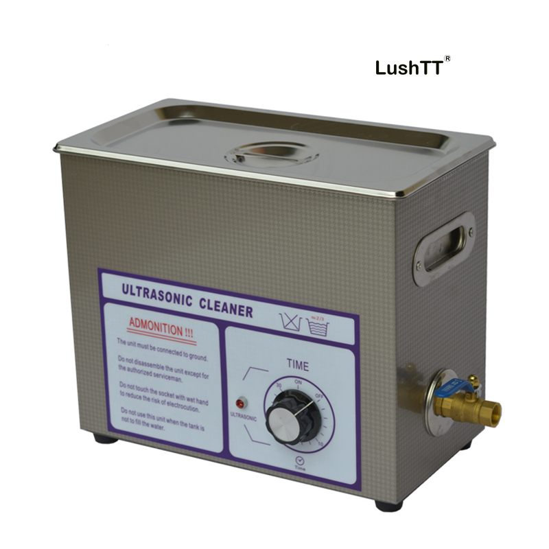 6L 40KHZ Stainless Steel Ultrasonic Cleaner Glasses Jewelry Cleaning Machine - Image 3