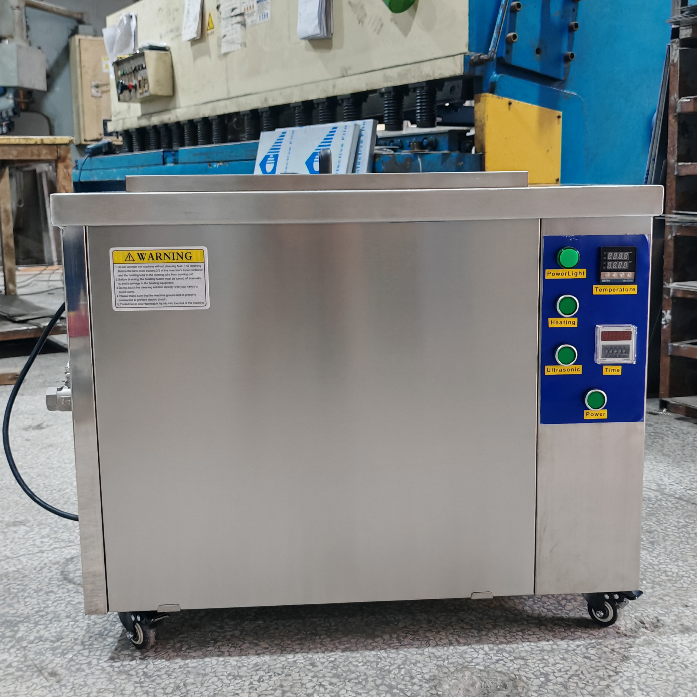Industrial Ultrasonic Cleaner for Sale 38L with Timer Heater Stainless Steel Tank - Image 2