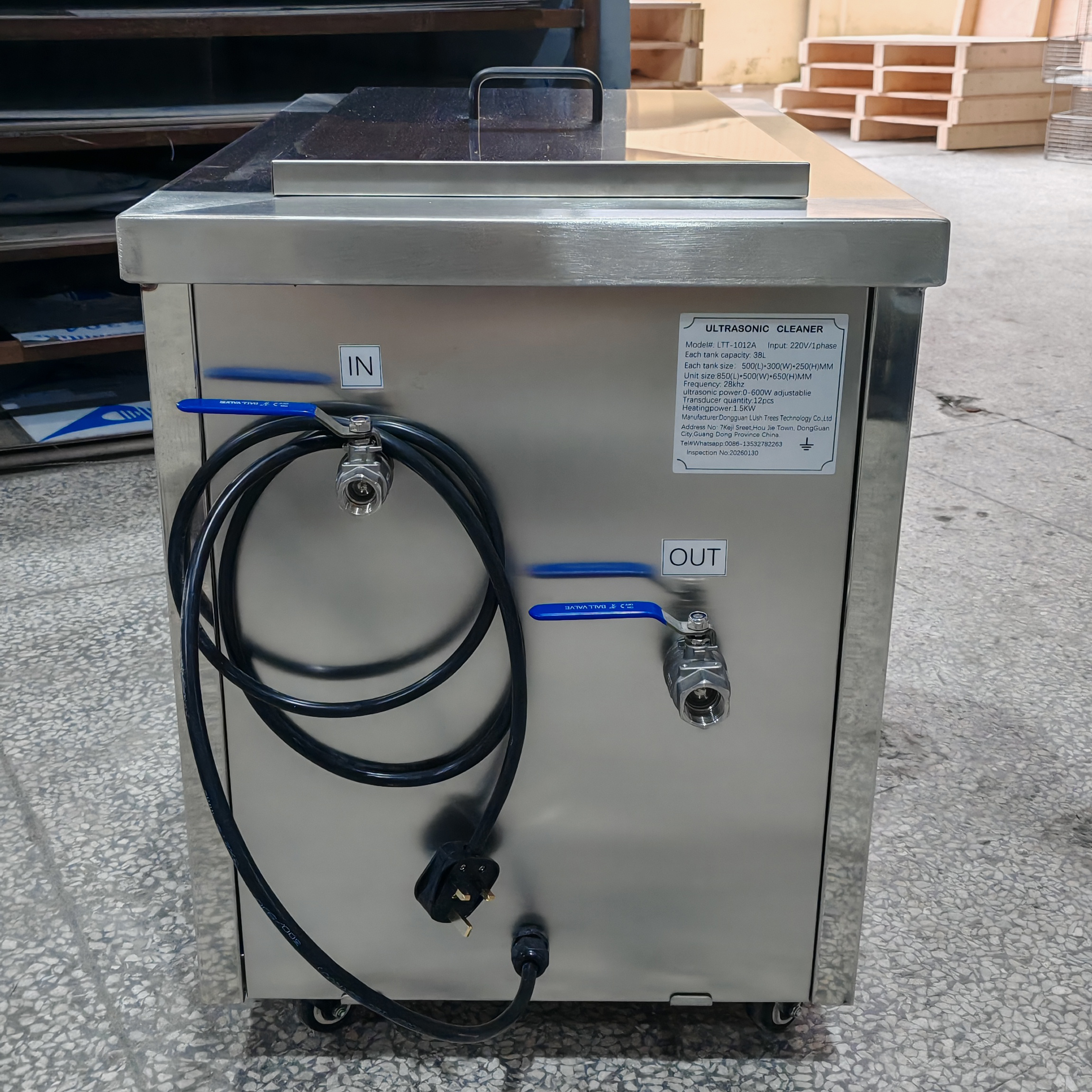 Industrial Ultrasonic Cleaner for Sale 38L with Timer Heater Stainless Steel Tank - Image 3