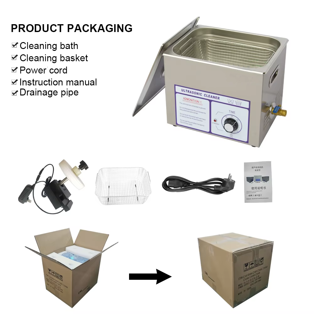 6L Record Cleaning Machine 180W Vinyl Record Complete Kit and Drying Rack - Image 13